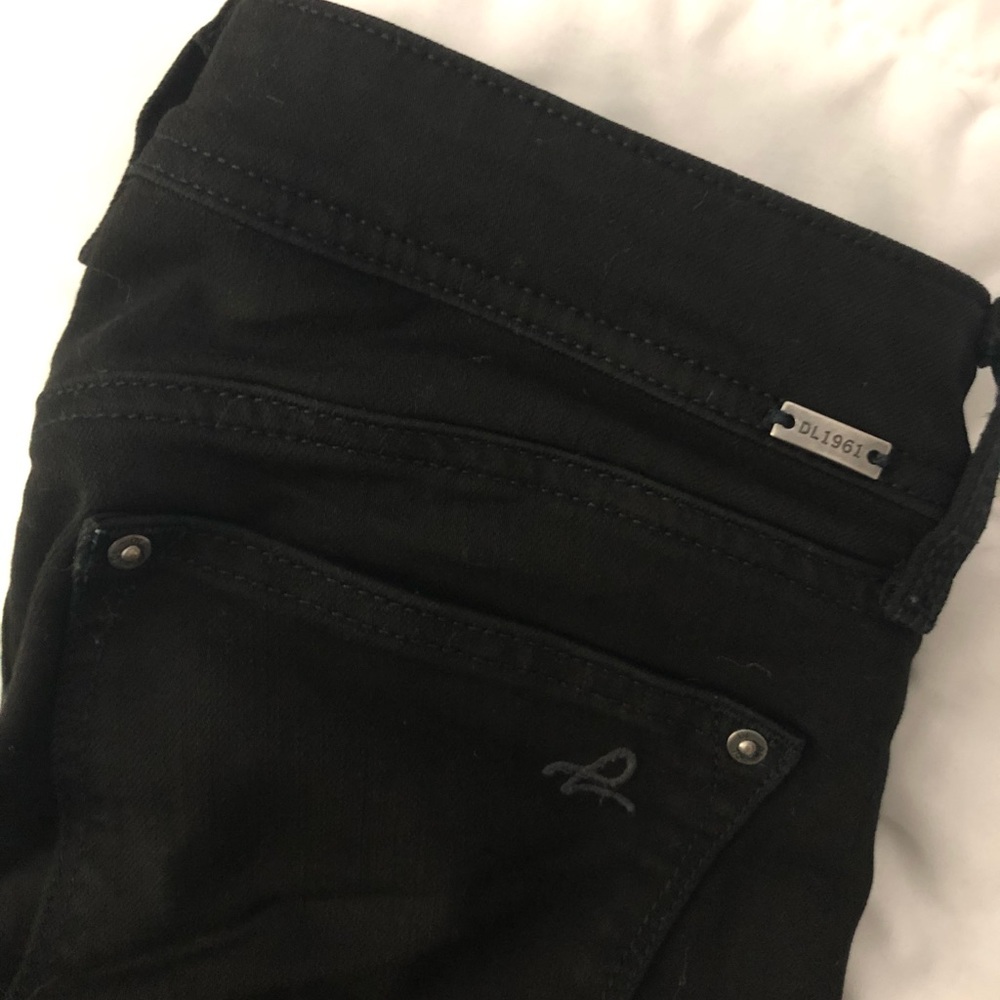 DL1961 Emma Power Legging Black Jeans 💕size 26